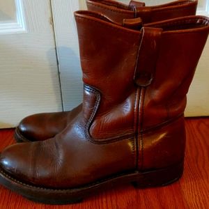 L L Bean Leather Boots Sturdy